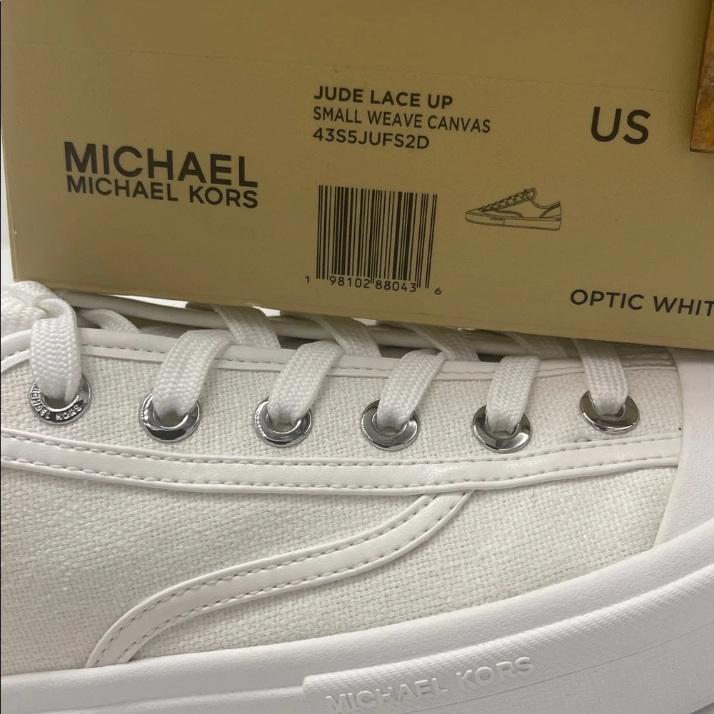 Michael KORS JUDE LACE UP
SMALL WEAVE CANVAS
43S5JUFS2D Sneakers - Picture 16 of 16